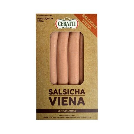 SALSICHA VIENA CERATTI SEM CONSERVA 200G