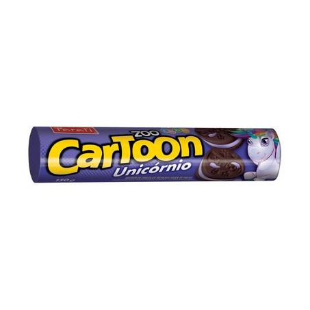 Biscoito Doce Recheado Parati Cartoon Unicórnio Embalagem 130G