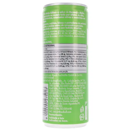 BEBIDA ENERGÉTICA RED BULL MARACUJÁ/MELÃO 250ML 360-19