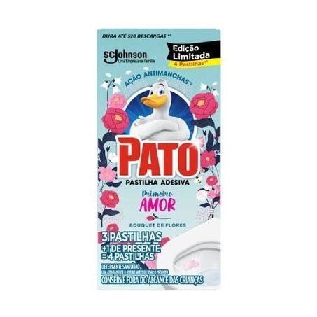 Pastilha adesiva amor pato c/3