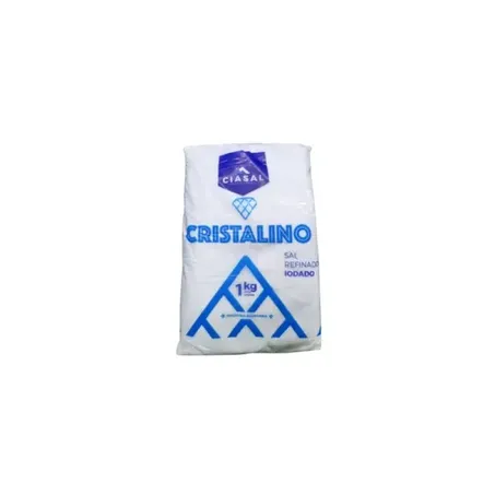 SAL CRISTALINO CIASAL REFINADO IODADO 1KG