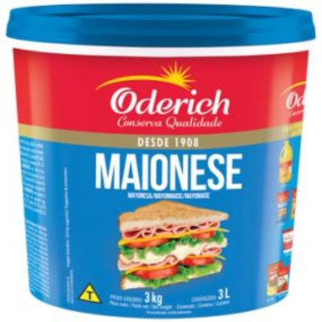 Maionese oderich balde 3kg
