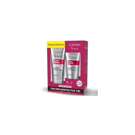 Kit shampoo + cond eudora glow expert 72