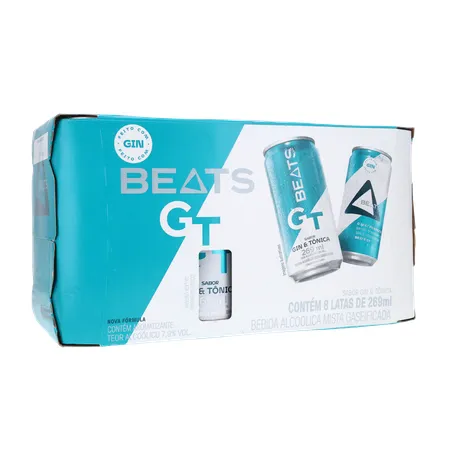Bebida Mista Alcoólica Skol Beats Gt Gin & Tônica Lata 269ml 360-16