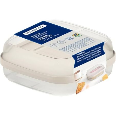 PORTA FRIOS TRAMONTINA 1,3LT CINZA