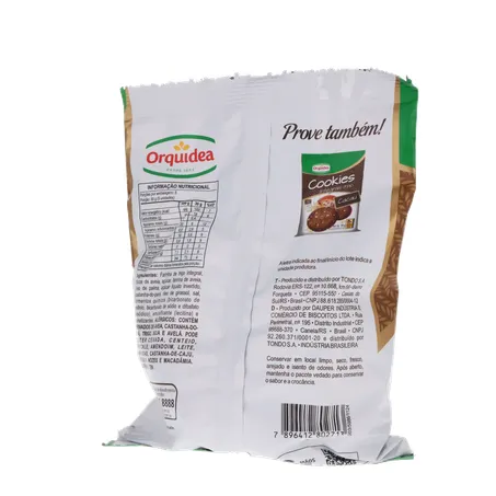 Cookies orquídea integral castanha e aveia 150g 360-20