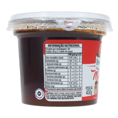 DOCE CREMOSO BOM PRINCÍPIO MORANGO POTE 400G 360-27