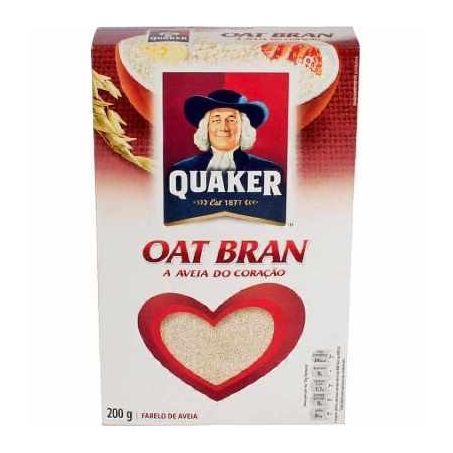 Farelo quaker oat bran aveia 165g