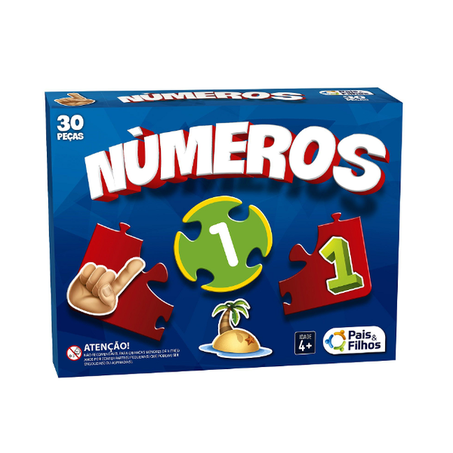 QUEBRA CABEÇA PAIS & FILHOS NÚMEROS REF.2893
