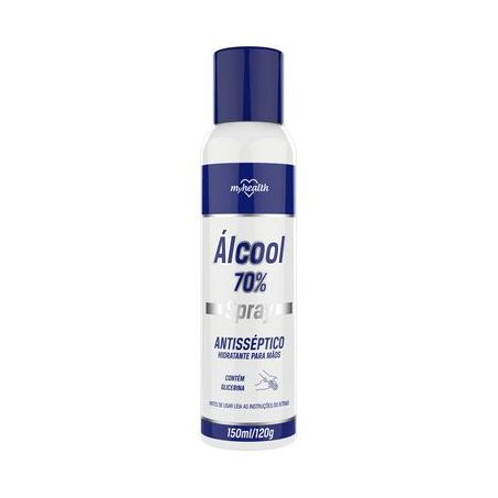 ALCOOL LIQUIDO 70º INPM SPRAY MYHEALTH FRASCO 150ML