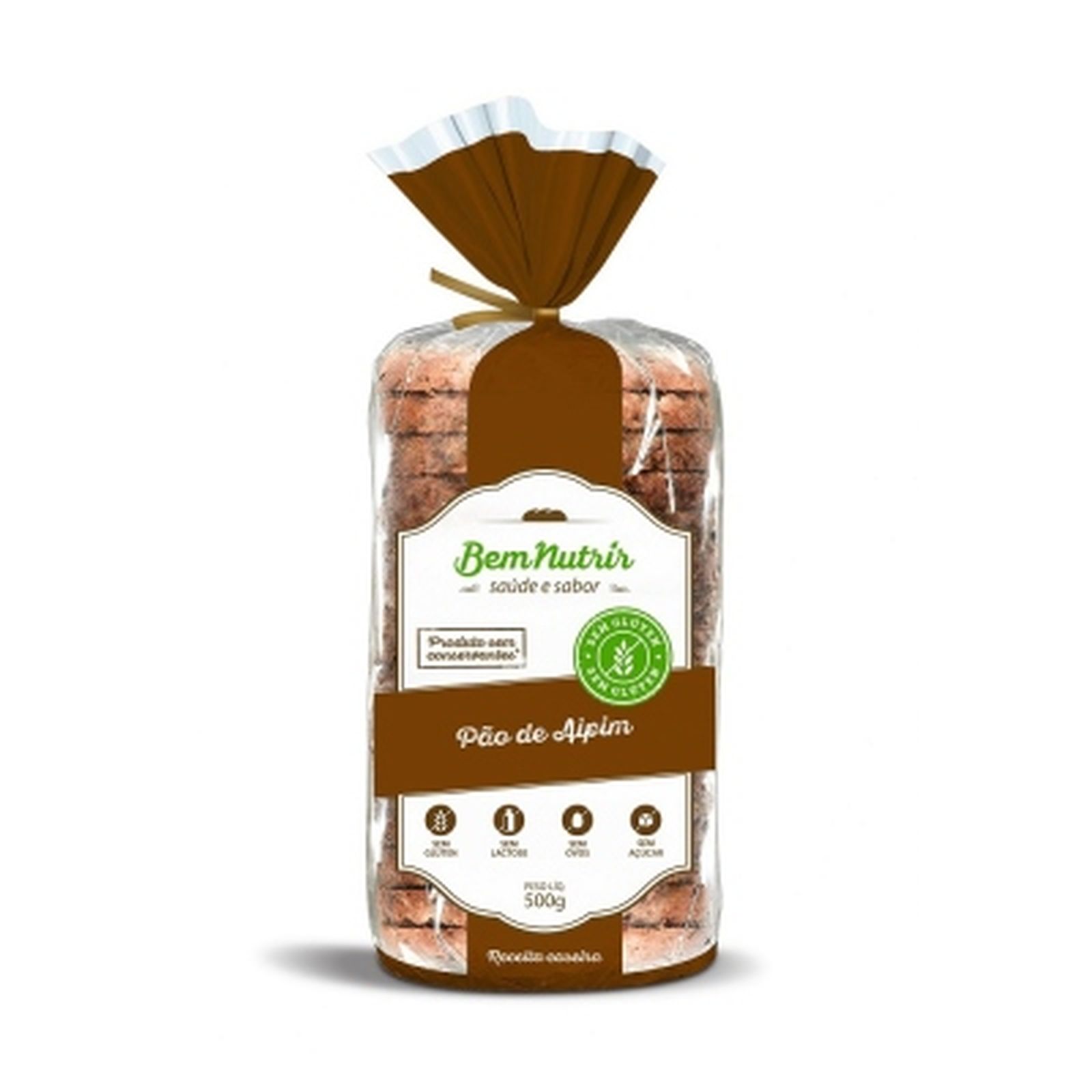 Pão Aipim Sem Glúten Bem Nutrir 400g