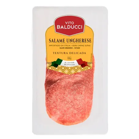 SALAME UNGHERESE VITO BALDUCCI FATIADO 100G