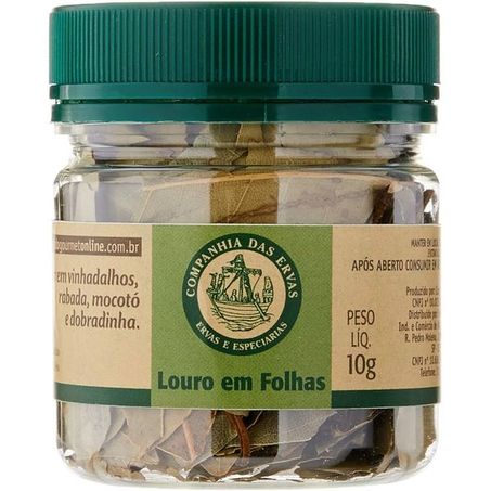 LOURO EM FOLHAS CIA DAS ERVAS 10G