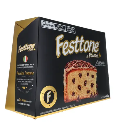 Panettone de Páscoa Festtone Chocolate 70 Cacau 400G 360-31