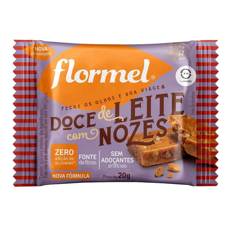 Doce de Leite Nozes Flormel 20g