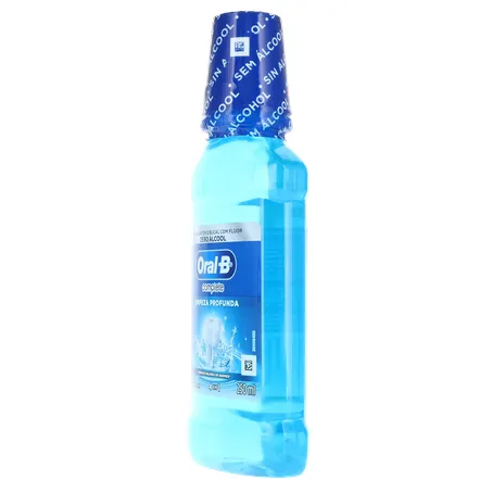 Enxaguatório Bucal Oral-b Menta Refrescante com Flúor Zero Álcool Frasco 250ml 360-6