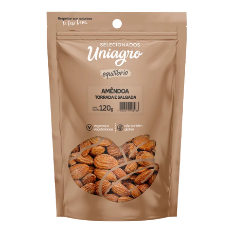 AMÊNDOA TORRADA E SALGADA UNIAGRO