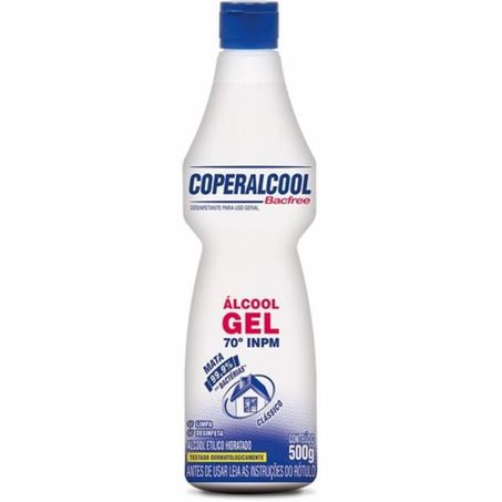 ALCOOL GEL 70° INPM COPERALCOOL 500G