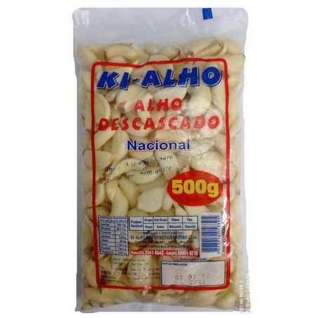 Alho Ki Alho Descascado 500g