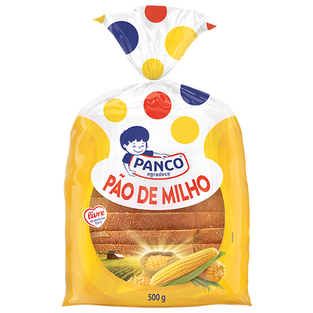 Pao Panco Broa Milho 500g .