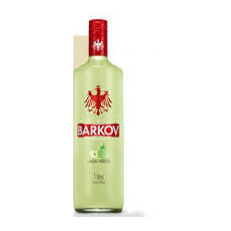 Vodka Barkov Maçã Verde Garrafa 1LT