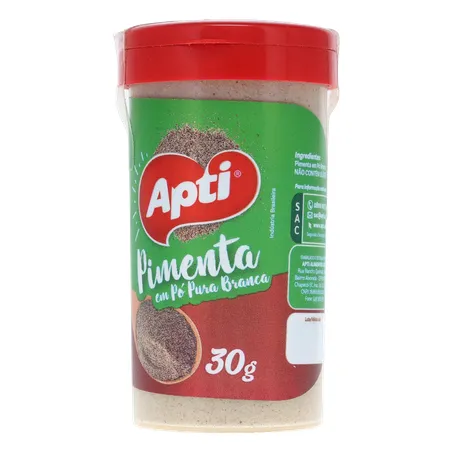 Pimenta Apti em Pó Pura Branca Embalagem 30G 360-2