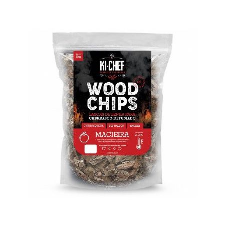 Lascas de lenha ki chef macieira 1kg