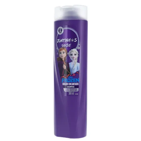 Shampoo Infantil Frozen Seda Juntinhos Brilho Encantado Frasco 300ML 360-2