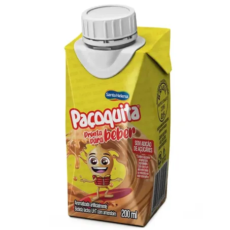 Bebida Láctea Santa Helena Pacoquita Original Caixa 200ml 
 