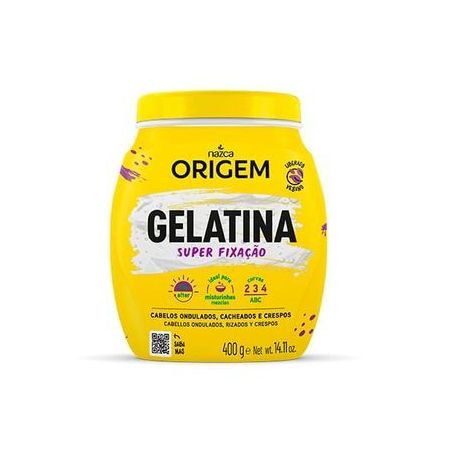 GELATINA CAPILAR ORIGEM SUPER FIXACAO 400g