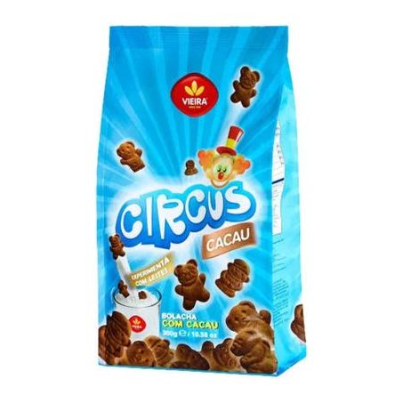 Biscoito vieira 125gr circus cacau