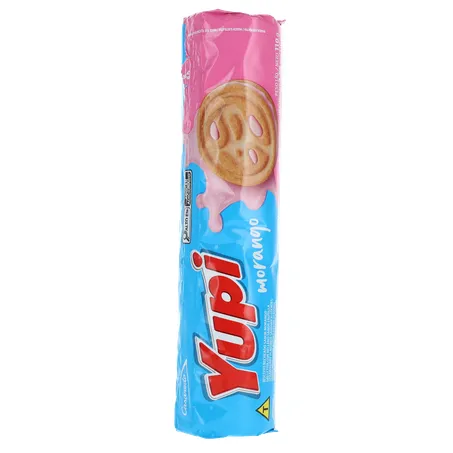 Biscoito recheado yupi morango 130g 360-0