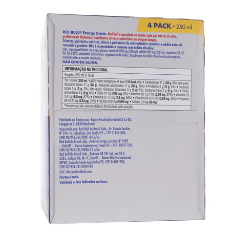 ENERGETICO RED BULL 250ML 4UN 360-8