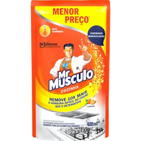 Limpador cozinha mr musculo gt 20% 400ml