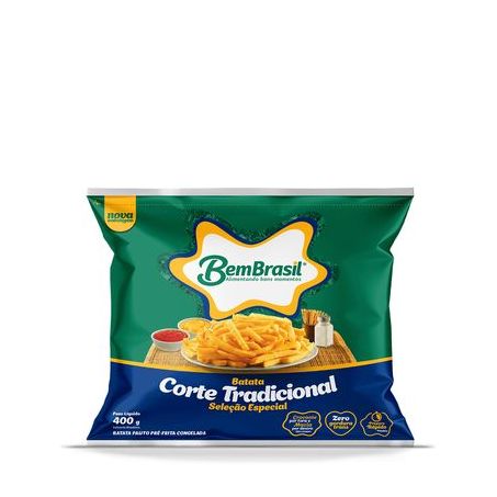 Batata bem brasil palito congelada 400g
