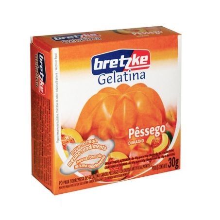 Gelatina pessêgo bretzke 30g