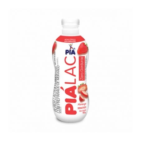 Bebida lactea pialac morango zero 900g gf*.
