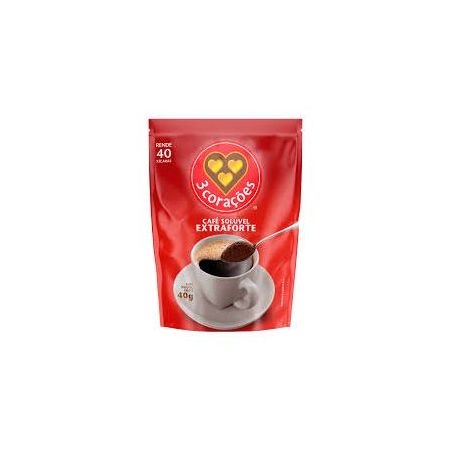 Café Solúvel 3corações Extraforte Sachê 40gr