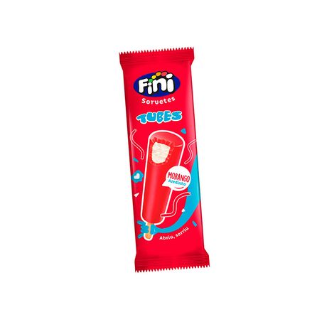 Picole fini tubes morango 45g