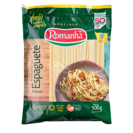 Massa Romanha 500g - Espaguete