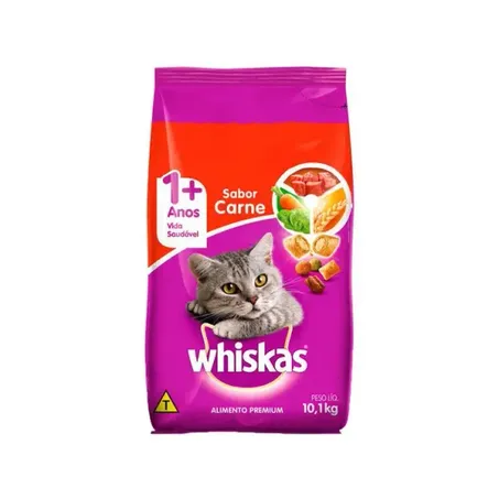 Racao whiskas carne 900g