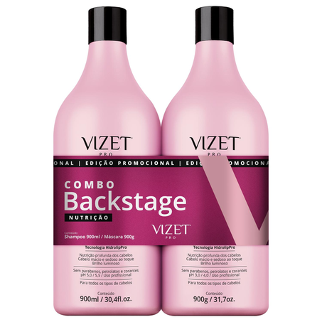 VIZET COMBO BACKSTAFE NUTRICAO 900ML