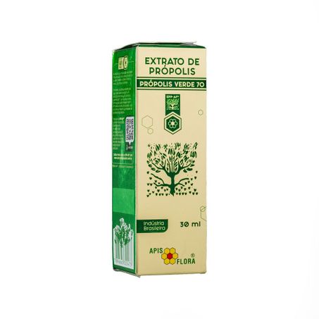 EXTRATO DE PROPOLIS VERDE 70% 30ML APISFLORA