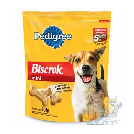 Racao pedigree biscrok raca pq 500 g