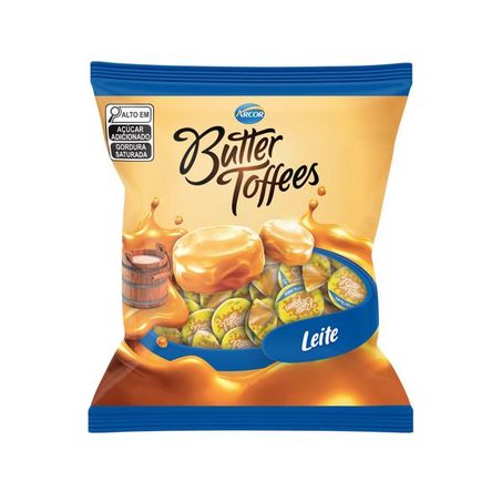 BALA ARCOR BUTTER TOFFEE LEITE 400G