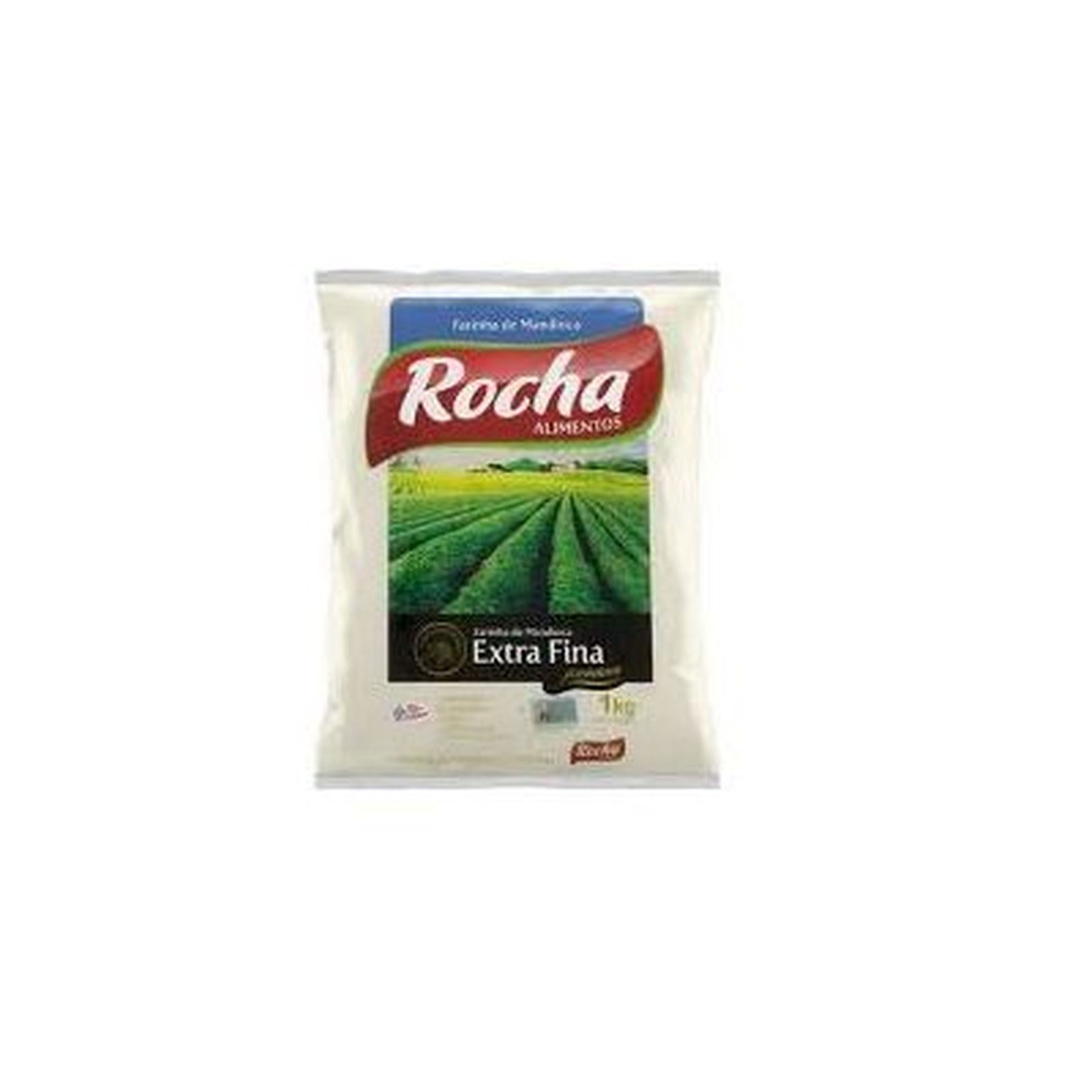 Farinha Mandioca Rocha Branca Extra Fina 1kg