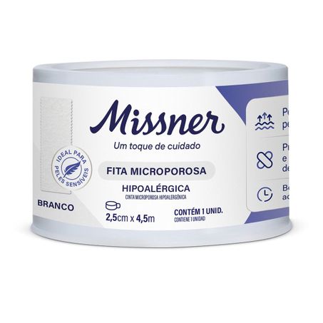 FITA MICROPORE MISSNER 2,5CMX4,5M (061539)