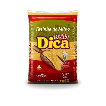 FARINHA DE MILHO MEDIA BELLA DICA 1KG