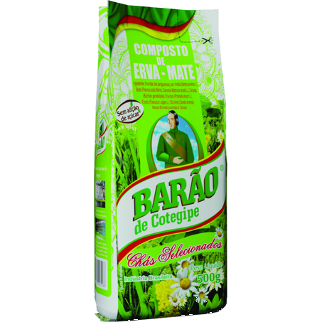 Erva mate barão bergamota 500g