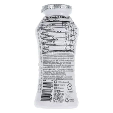 IOGURTE VIDA VEG S/LACTOSE MORANGO 170G 360-14
